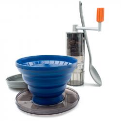 set s mlynekom na kvu GSI OUTDOORS GOURMET POUROVER JAVA SET